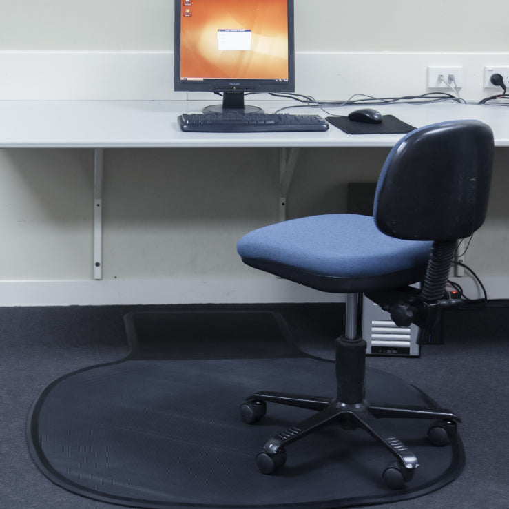 Rubber mat for online computer chair