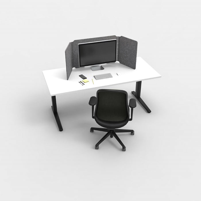 Desk Cubby Acoustic Screen - Desk Screen _ Acoustic Office for table and desk