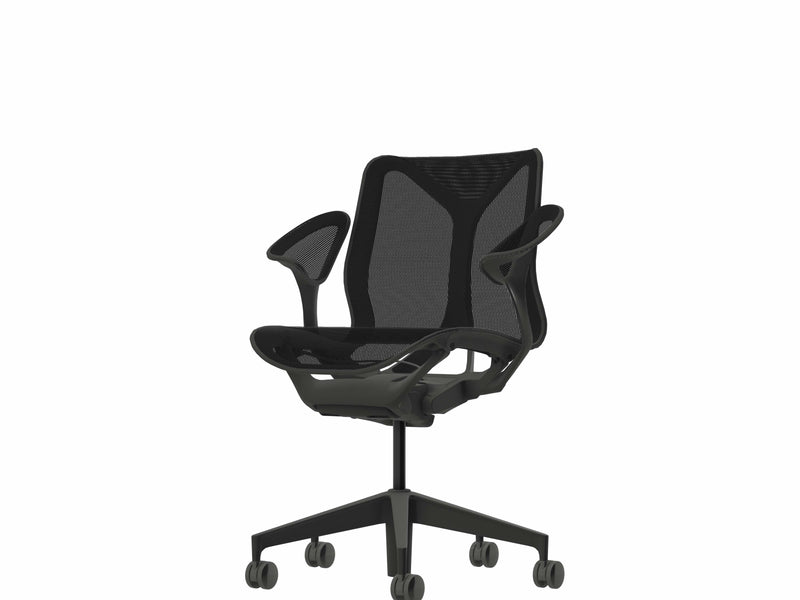 Herman Miller - Cosm Chair - Mesh Back Home Office -   with leaf arms - easthetic chair