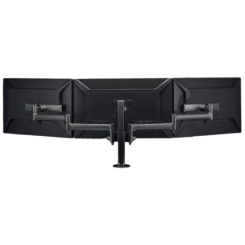 Triple LCD Monitor arm with sliders