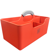 Hotbox - Office Carry Box - Hot Desk Storage - Mobile office caddy  red