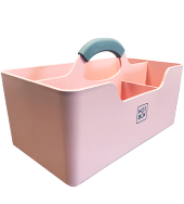 Hotbox - Office Carry Box - Hot Desk Storage - Mobile office caddy  pink