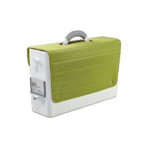 Hotbox 2 - Laptop Carry Case - Kiwi green funky Laptop carrier storage