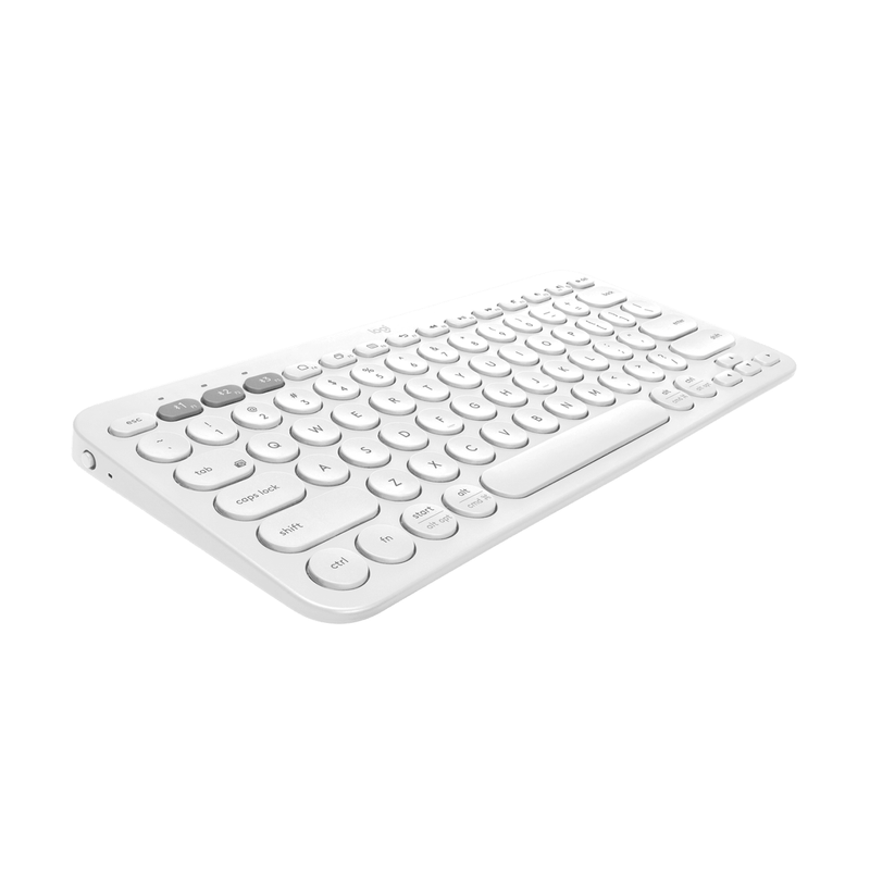 Logitech K380 Bluetooth Compact Keyboard off white