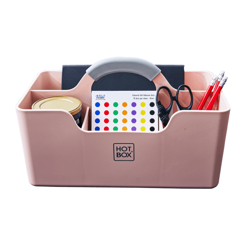 Hotbox - Office Carry Box - Hot Desk Storage - Mobile office caddy -pen and pencil caddy
