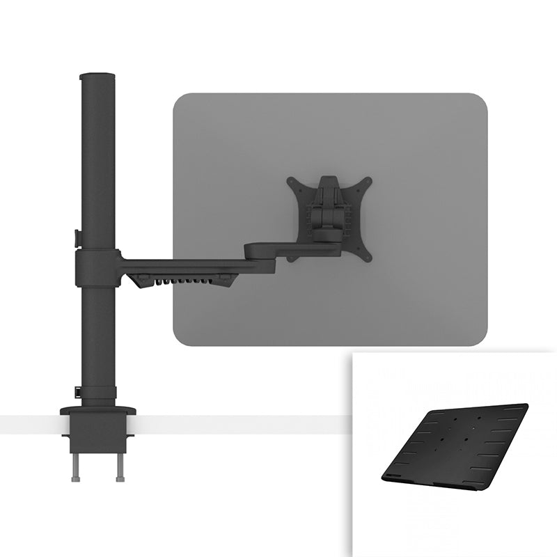 C.ME Monitor Arm - Monitor Bracket - Adjustable LCD Arm tray